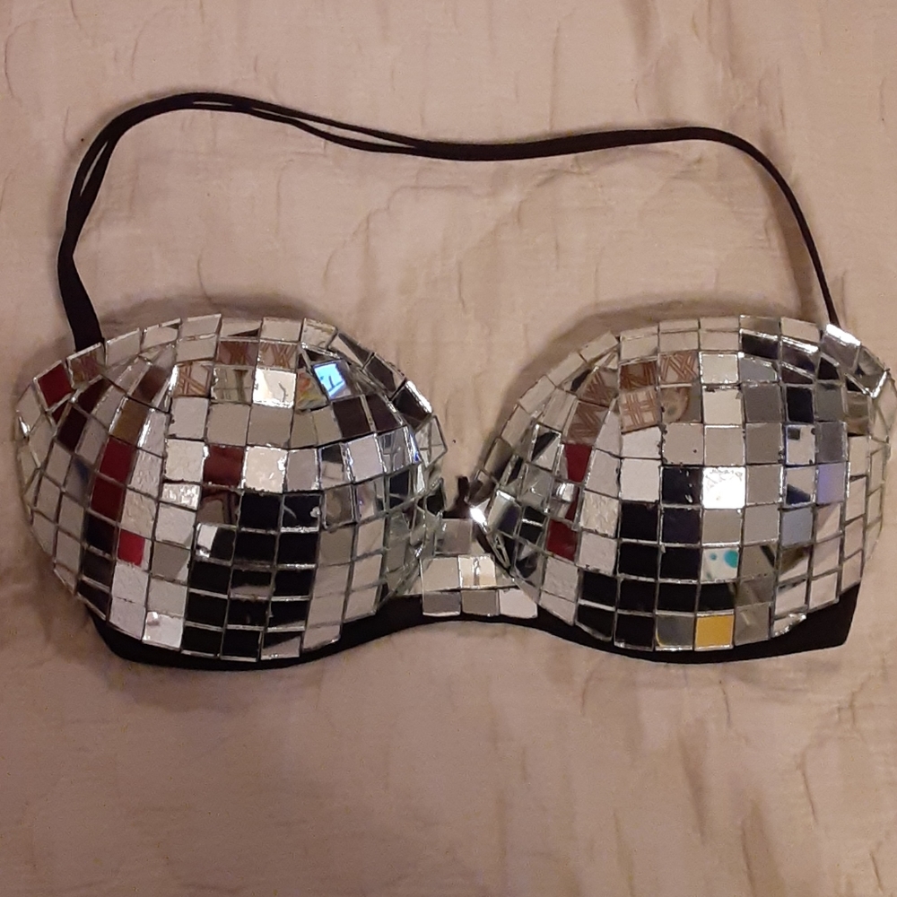 Custom made bras (Lady Gaga "Just Dance" video)